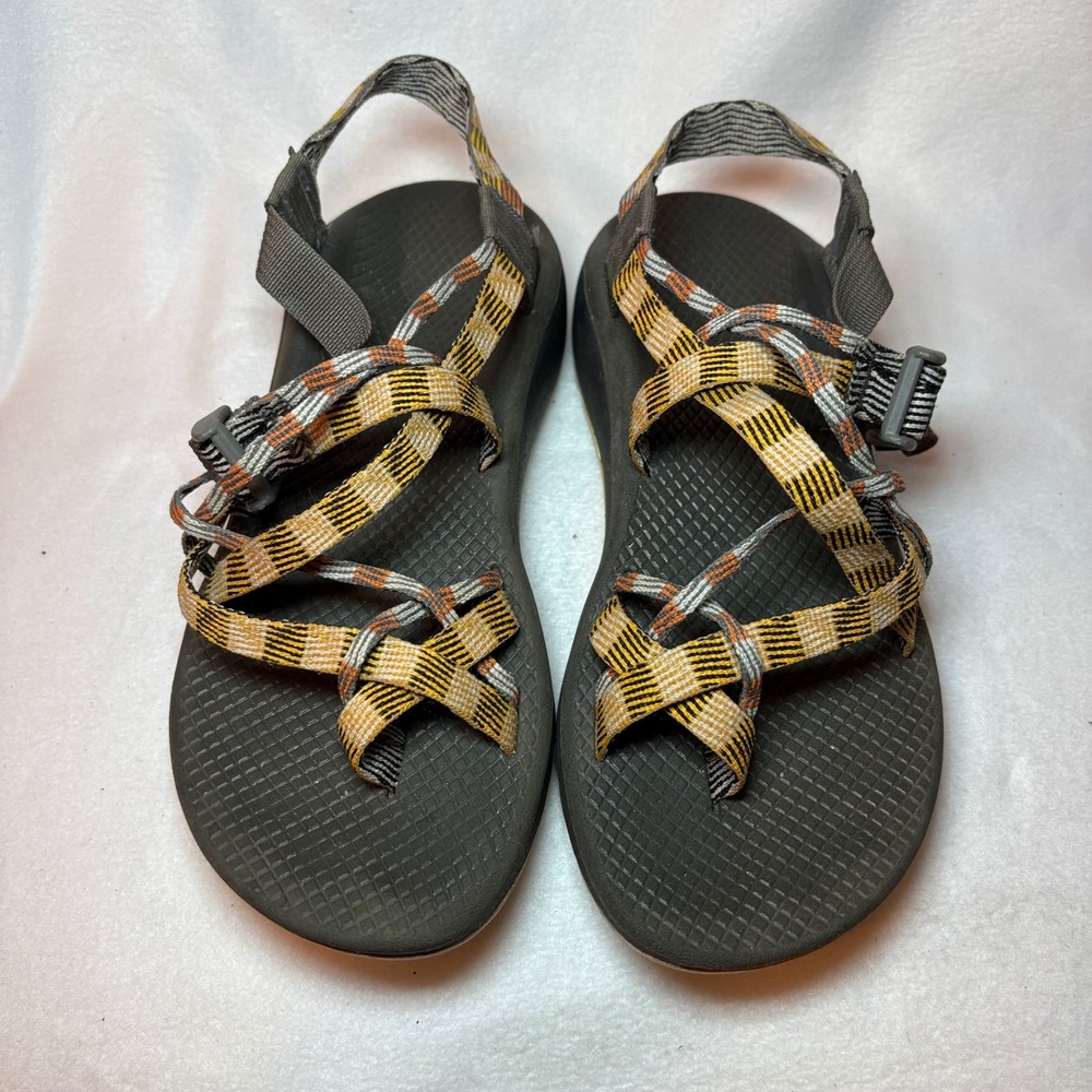 Chaco Z Cloud 2 Sandals Womens 9 Multi Color Double Strap Toe Loop Hiking Shoes
